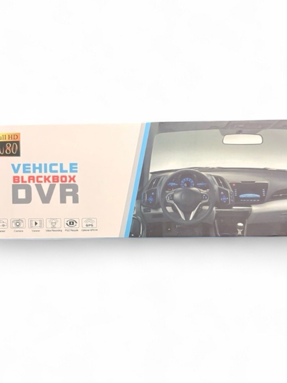 Vehicle Blackbox DVR Car Dash Camera - Black